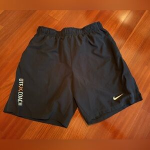 Coaches Orange Theory Nike shorts, like new!